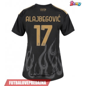 Lacne Ženy Futbalové dres Juventus Kerim Alajbegovic #17 2026-27 Krátky Rukáv - Tretina